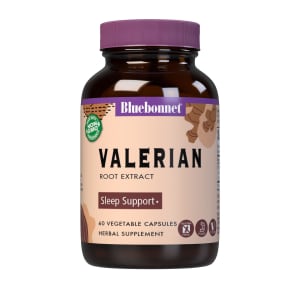 Bluebonnet’s Valerian Root Extract 60 Vegetable Capsules contain a standardized extract of total valerenic acid, the most researched active constituent found in valerian. A clean and gentle water-based extraction method is employed to capture and preserve valerian’s most valuable components.